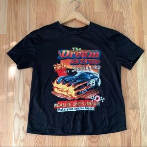 SHEIN Black Graphic Tee